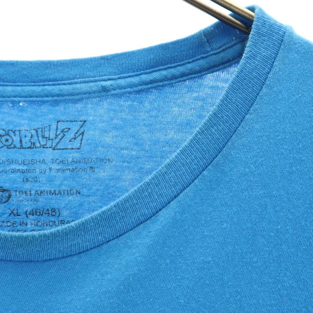 DRAGONBALL Z Piccolo Son Gohan Short Sleeve T-shirt XL Light Blue Men's Used