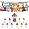 Paw Patrols Party Supplies Balloons Banner Cupcake Toppers Kids Birthday Decor