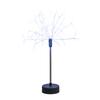 Mini Table Starburst Silver Lights Battery & USB Operated LED Christmas Starburst Firework Lamp for Xmas Party Home Decor
