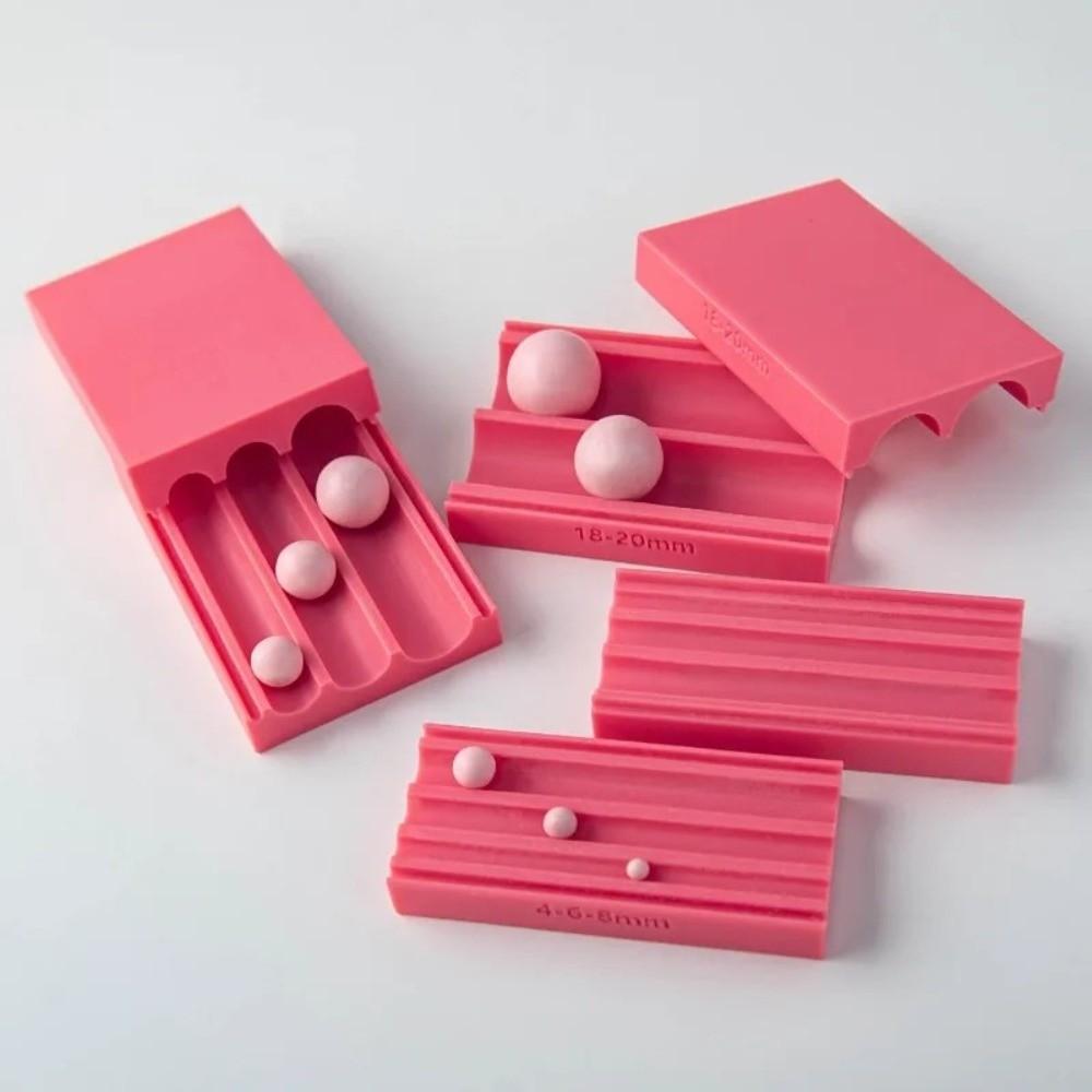 Soft Ceramic Round Ball Rolling Mold Kit Clay Round Handmade Tools New Rubbing Auxiliary Tool