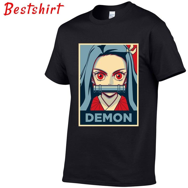 T-Shirt Unisexe Demon Slayer Nezuko Kamado - Impression Manches Courtes Col Rond, Tee Shirt Été Casual Pour Fans D'Anime