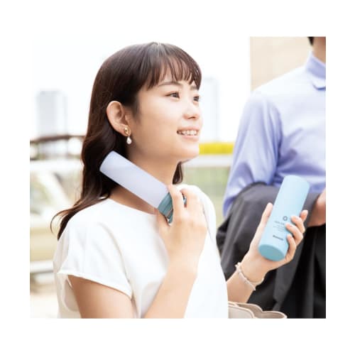 The-peacock Vacuum Flask Industry (The-peacock) Peacock Ice Pack, 0.15L, Slim and Compact, with Vacuum Insulation and a Cold-Keeping Holder, Blue, ABB