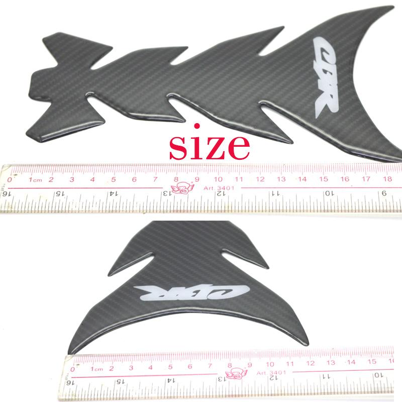 3D Carbon Look Motorcycle Sticker Gas Fuel Oil Tank Pad Protector Decal paste case for Honda CBR500r 900rr 954rr 929rr cbr600f