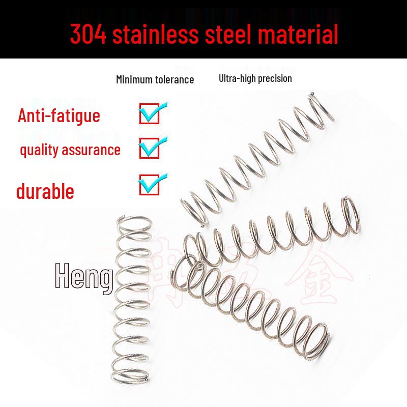 304 Stainless Steel 0.3mm Compression Spring Y-Type Elastic Spring