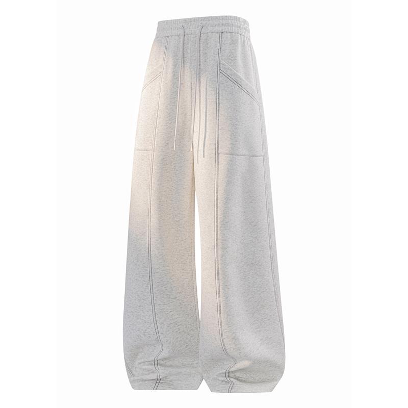 Men's Loose Straight Leg Pants, Men's Casual Pants