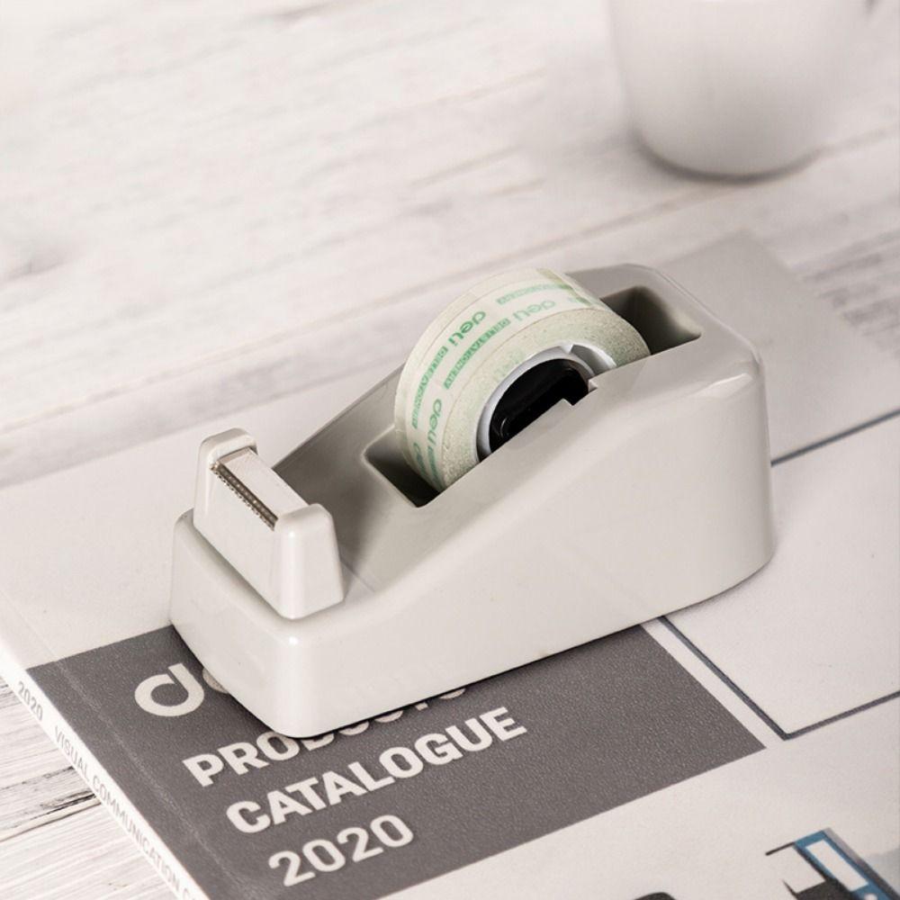 Durable Adhesive Tape Cutter Plastic Tape Cutting Tool Office Supplies Tape Dispenser  Paper Tape