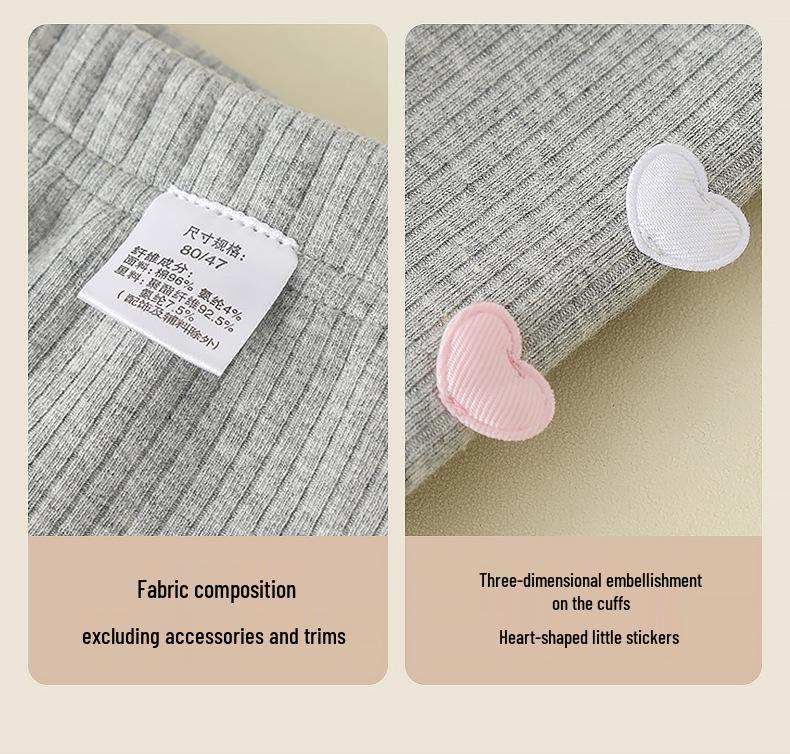 2025 Toddler A-Class Fleece-Lined Winter Sweatpants for Girls (0-3 Years), Open Crotch Leggings