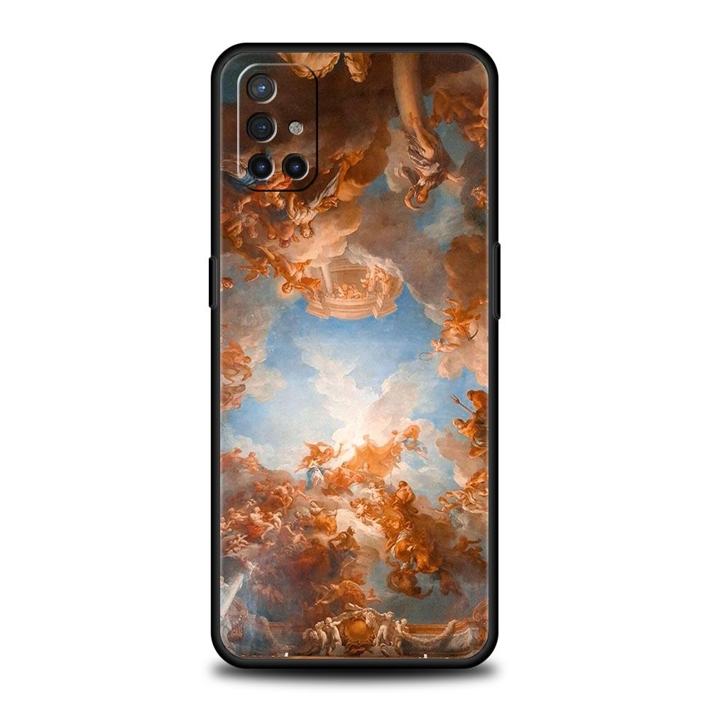 Mona Lisa Van gogh Oil Art Phone Case For OnePlus 10 9 Pro 9T 10R 9R 9RT 8T 8 7 6T 7T Nord 2T CE 2 5G N200 N10 N100 Black Cover