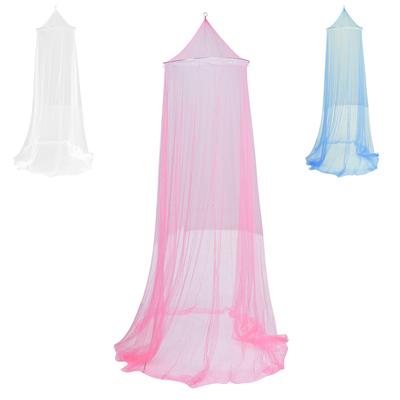 Round Lace Insect Bed Canopy Netting Curtain Dome Mosquito Net Elegant White