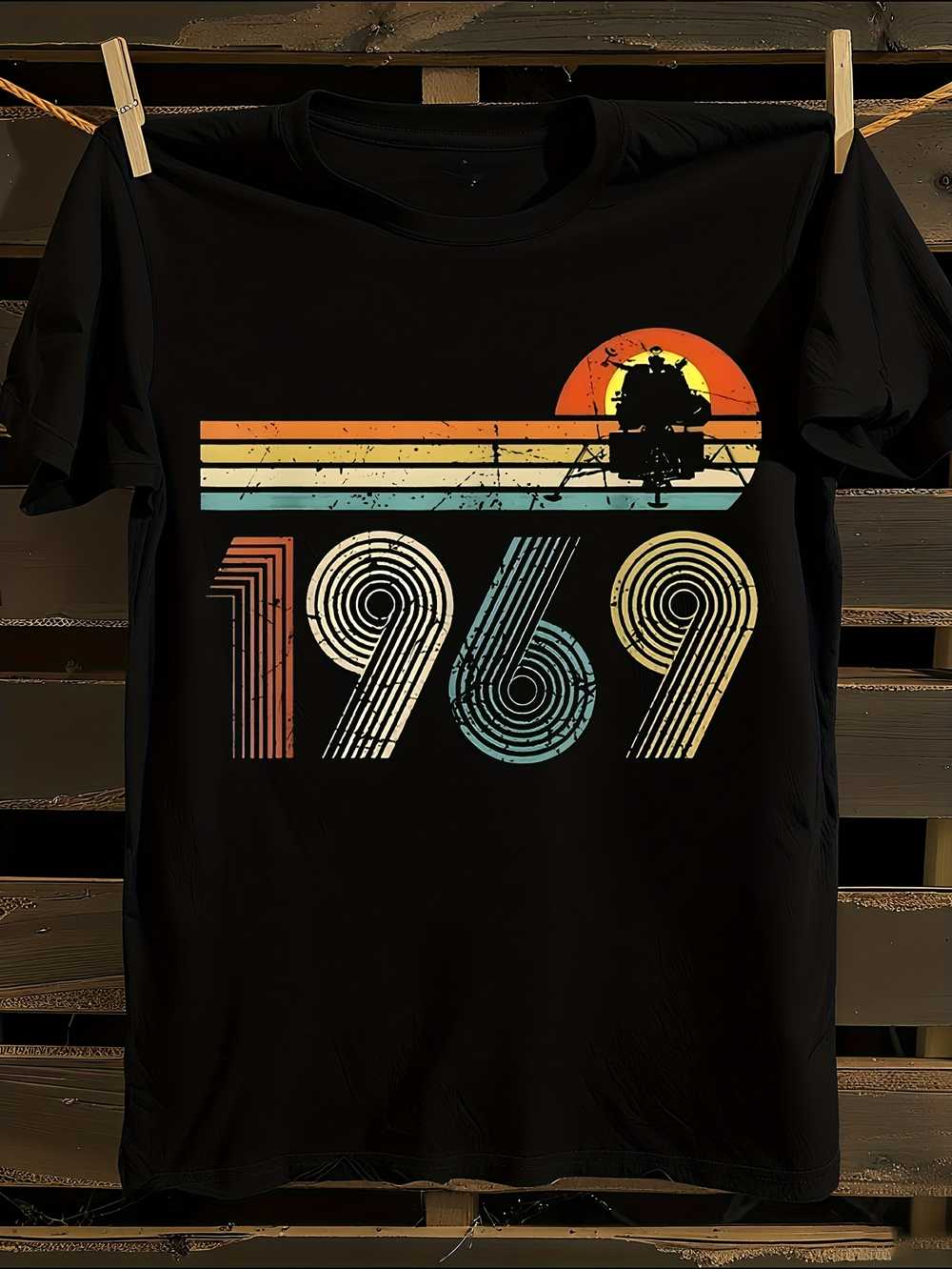 1969 Vintage Retro T-Shirt L