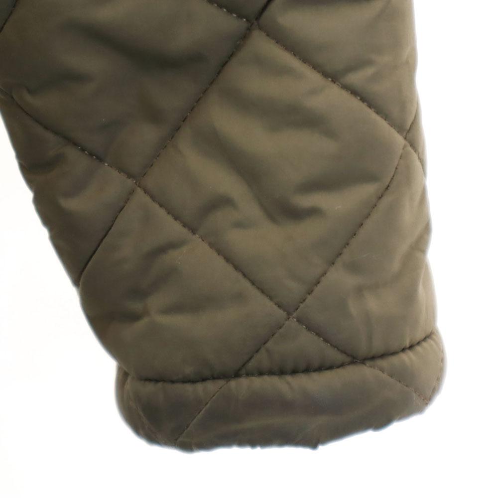MACKINTOSH SCOTLAND Made In USA Quilted Coat 36 Khaki Back Bore Women Used