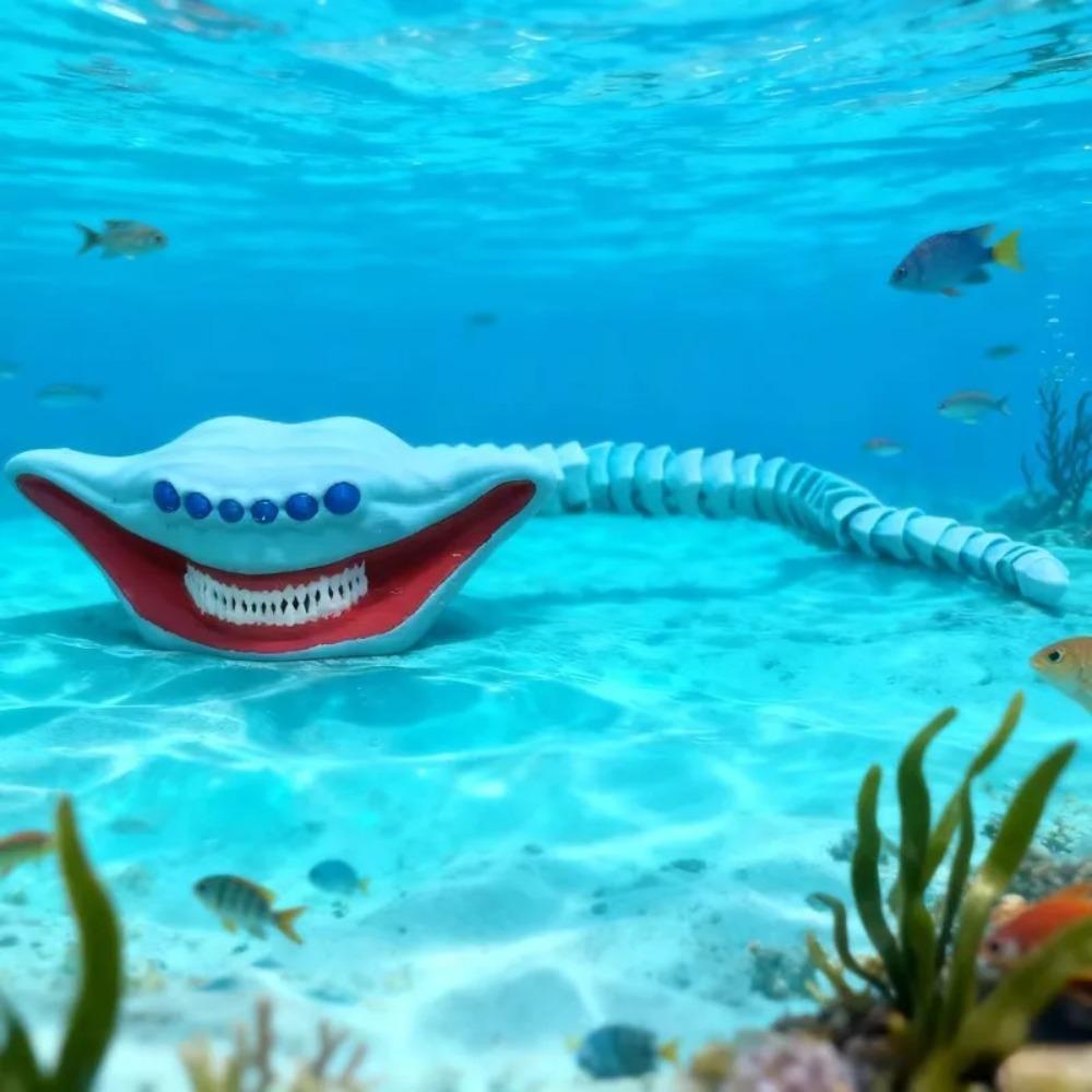 Stampa 3D Mangia Mare Bloop Gran Maja Action Figure Modello Giocattolo Bambola Regalo di Natale Figure di Mostri degli Abissi Articolate