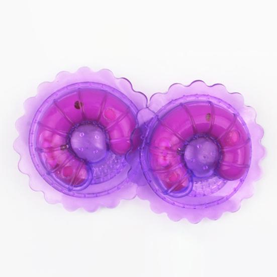 1 pár vibrátorů na bradavky Nedráždivá měkká guma Silný stimul Sponky na odsávání prsou Dámská erotická hračka Produkty pro dospělé