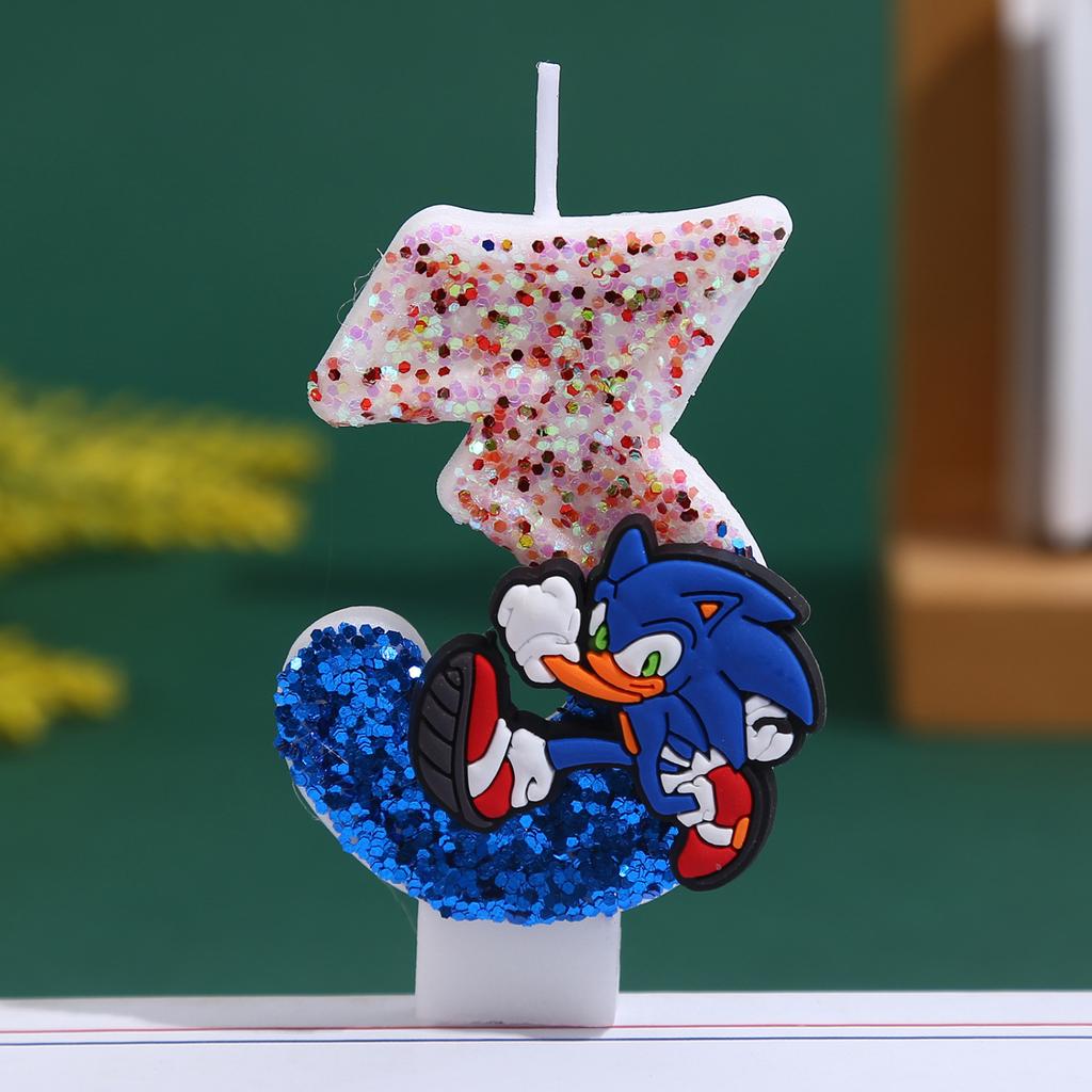 Cute Cartoon Digital Candles, Birthday Candles, Party Decorations