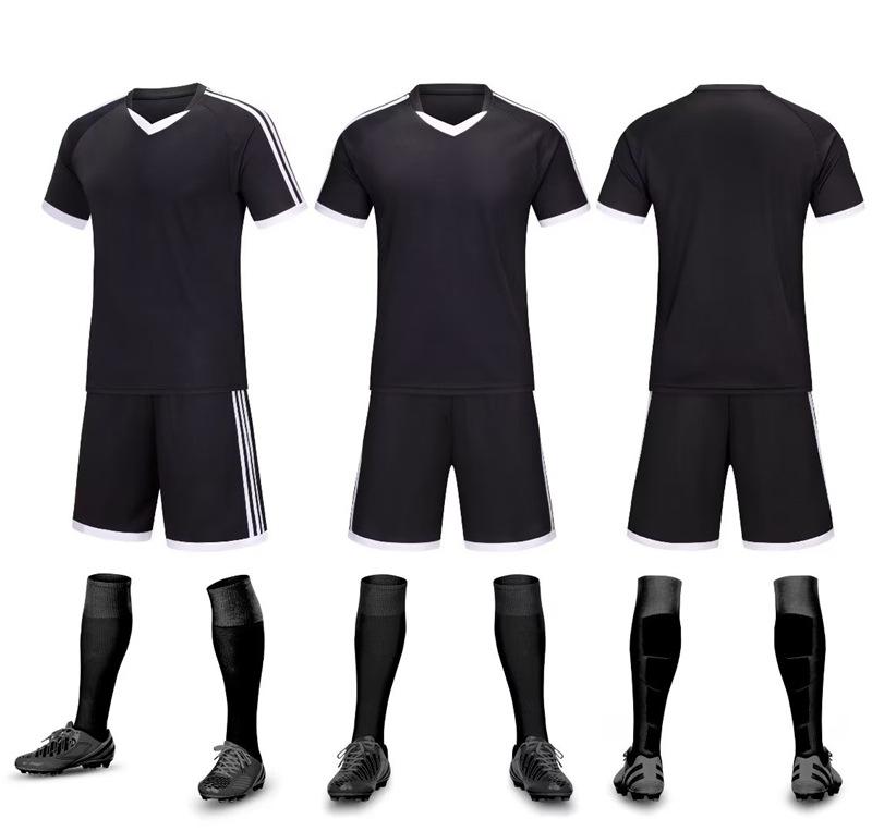 Kids Adult Soccer Uniform Sportssuit Men'S And Women'S Short Sleeve Jersey Soccer Training Team Uniform Summer