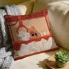 Cushion Cover Washed Linen Soft Breathable Decorative Case for Sofa Home Pillow cover DDinotaeng