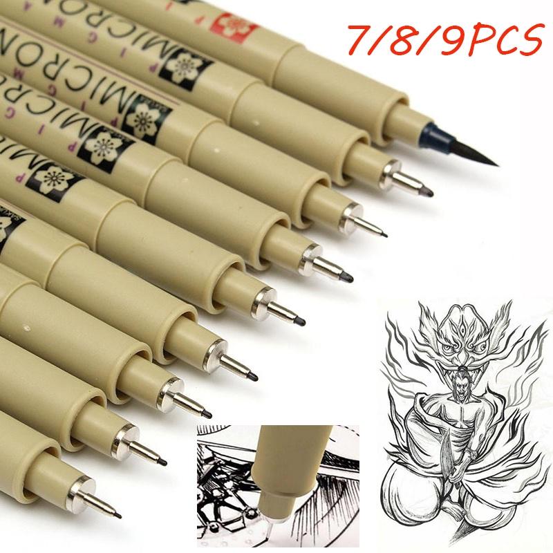 

Набор чернильных ручек 7/8/9 шт с тонким пером