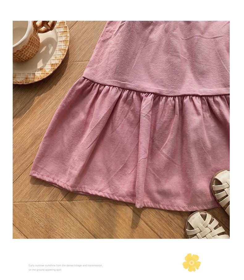 2026 Autumn Korean-Style Children's Long Sleeve Dress with Ruffle Lace Collar – Sweet Pure Cotton Cake Skirt for Girls