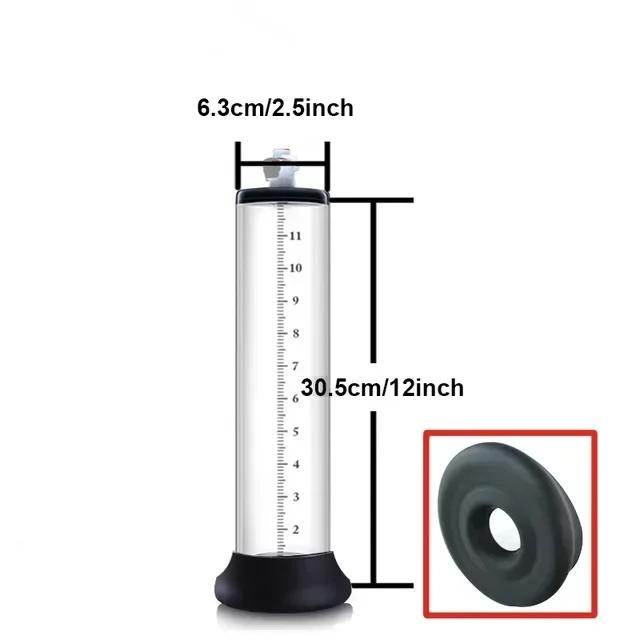 Male Penis Pump Vacuum Pump Penis Enlargement Enhancer Adult Sex Toy for Men Lasting Trainer Erotic Products Vacuum Cylinder