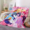 Custom Name Rainbow Dash Party Party Blanket For Couch Bed Plush Cozy Fuzzy Blanket Super Soft Warm Blankets For Fall And Winter 0916116
