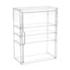 Transparente Acryl Acryl Vitrine Acryl Mehrschichtige Figuren Aufbewahrungsbox Stapelbares Design Große Kapazität