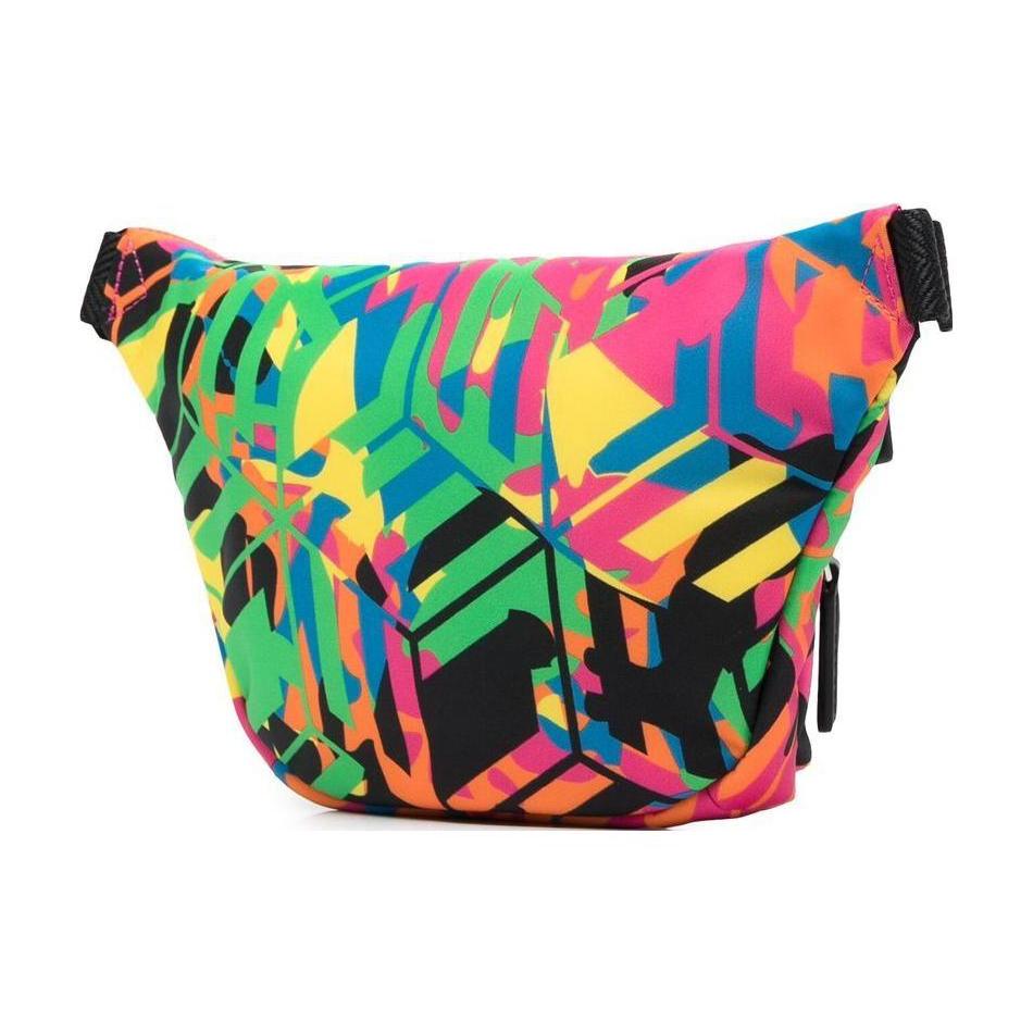 New MCM Cubic Series Nylon Sling Bag, Fanny Pack Mini Men's Multicolor MMZCAFI02MT001