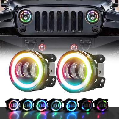 4 Inch 200W LED Fog Lights Car LED Fog Lights 20000LM Driving Bumper Lights Waterproof Replacement