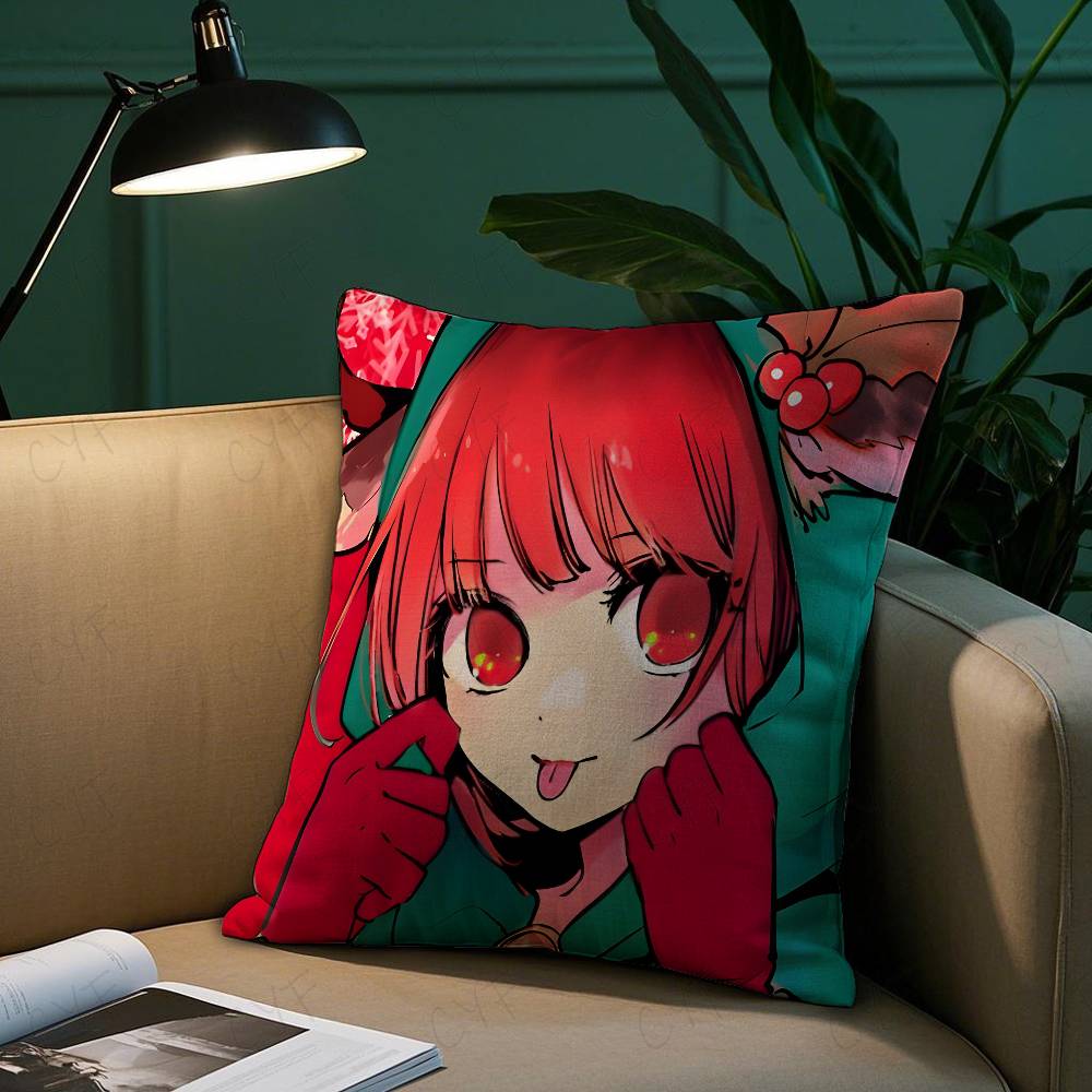 Oshi No Ko K-Kana Arima Anime Pillow Case Safe Custom Photo Pillow, Anti-fade Brushed Fleece Cushion, Maternal & Infant Safe.