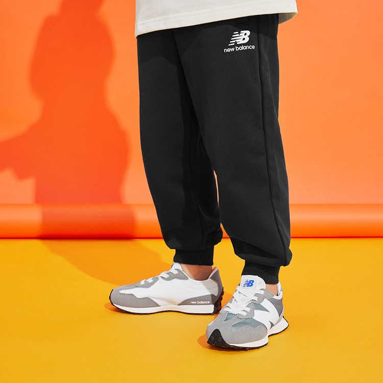 New Balance Nb 327 Comfortable Versatile Low-Top Kids Running Shoes Kids Running Shoes Gray White GS327LAB