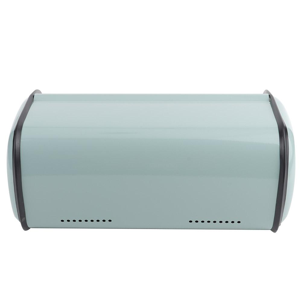 Large Capacity Metal Bread Box Holder Container Kitchen Storage (Red)