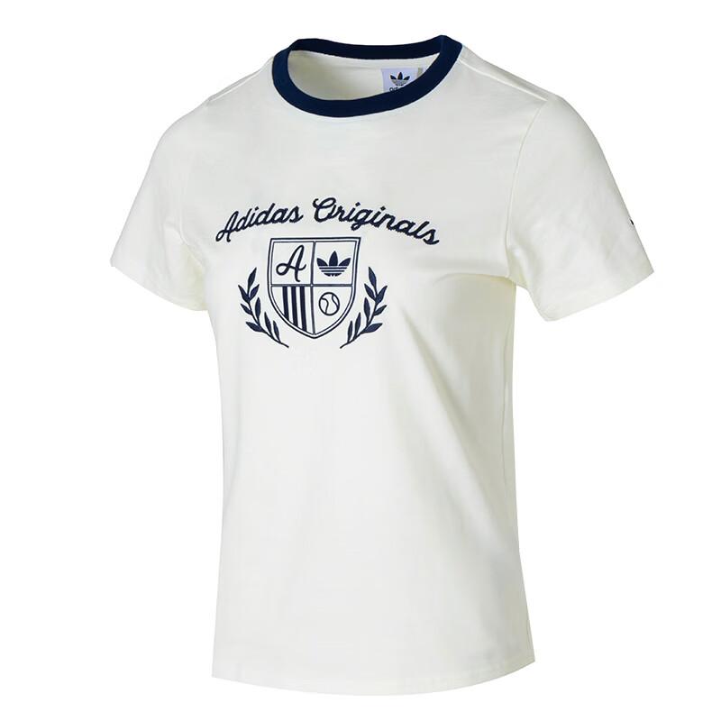 

adidas RETRO T Shirt Women s White JM8009 S