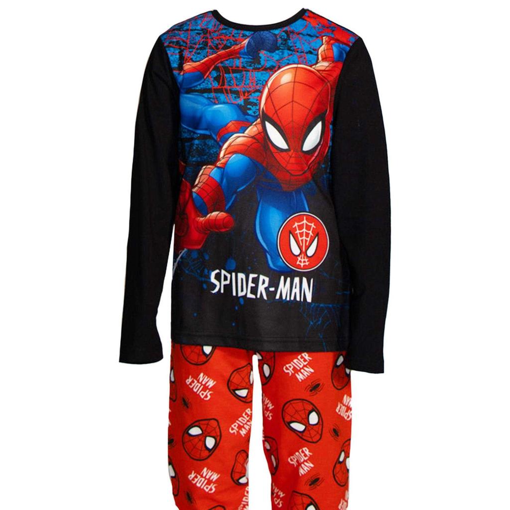Spiderman: Miles Morales Childrens/Kids Logo Long Pyjama Set (Pack of 2)