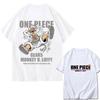 2026 New ONE PIECE Zoro Luffy Gear 5 Printed Short-sleeved Cotton T-shirt Summer Tide Pure Cotton Unisex Clothing