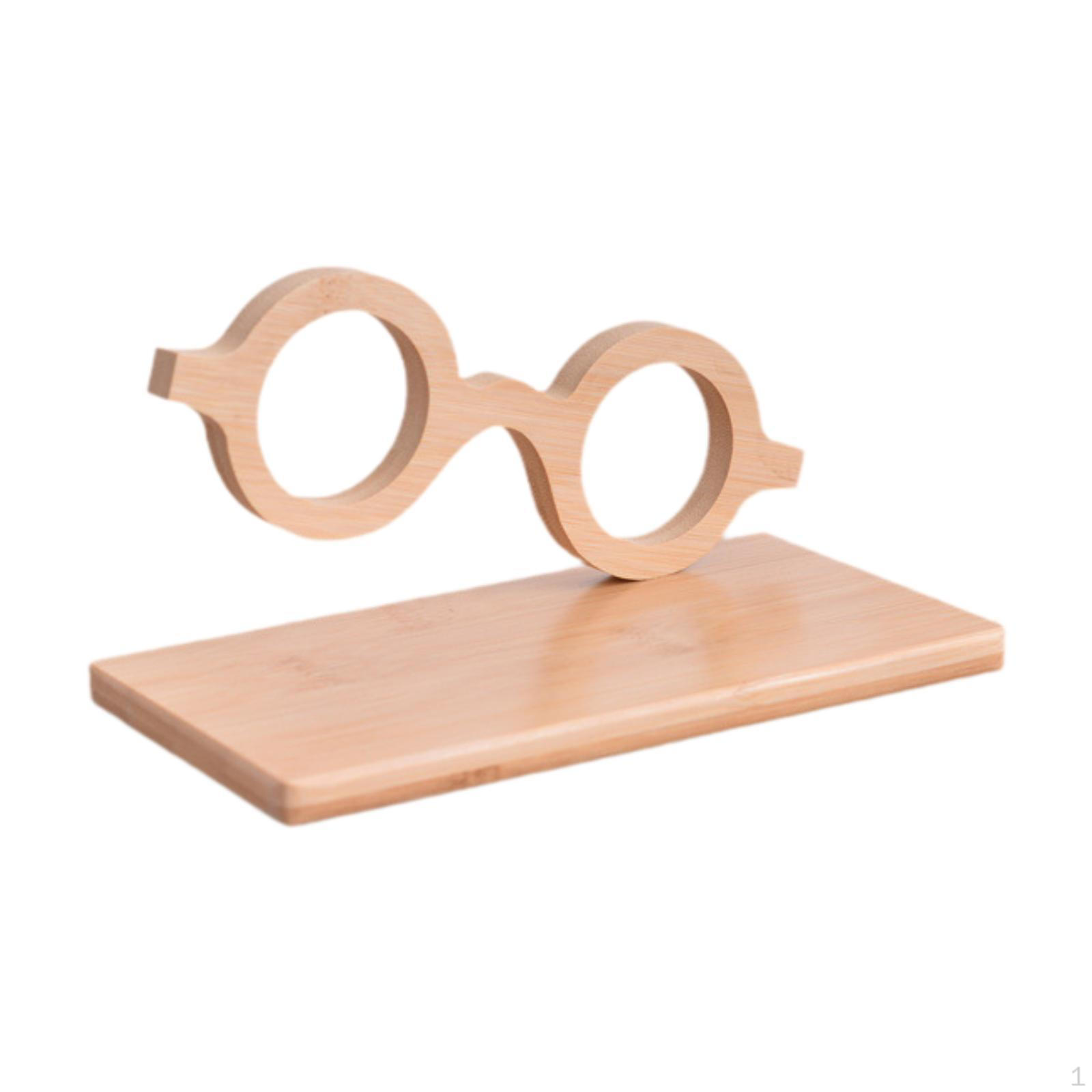 

Подставка для очков, деревянный органайзер Round