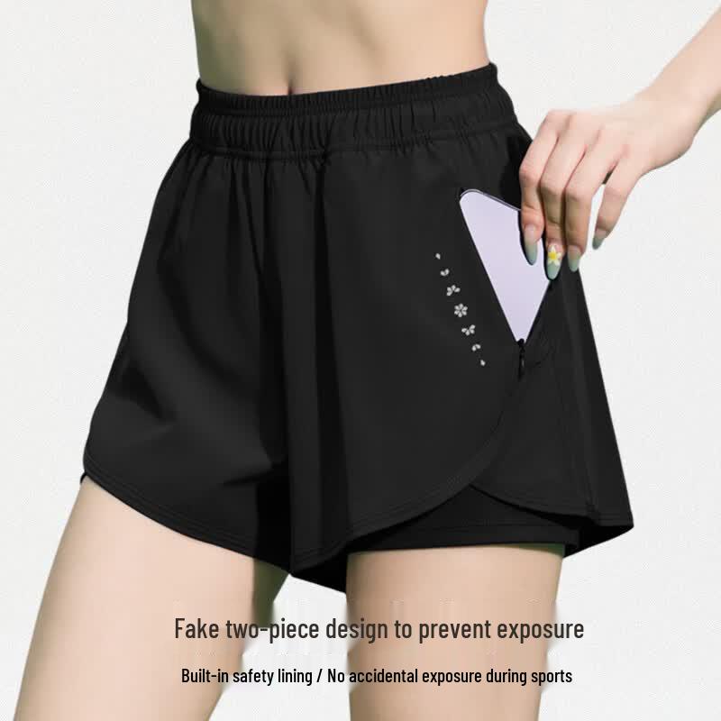 DRUR Women's 2-in-1 Athletic Shorts