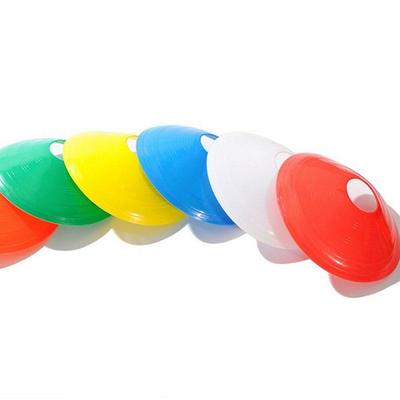 2PcsFootball Training Logo Disc Circular Hole Logo Disc Cone Logo Obstacle Football Training Equipment That Cannot Be Stepped On