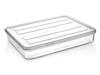 Plastic Rectangular Freezer Container Freeze 2.4L