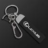 Echt Leren Autosleutelhanger voor RX350 UX200 NX300 IS300 ES350 GX460 LX570 GS350 RC300 LC500 Auto Sleutelhanger Accessoires