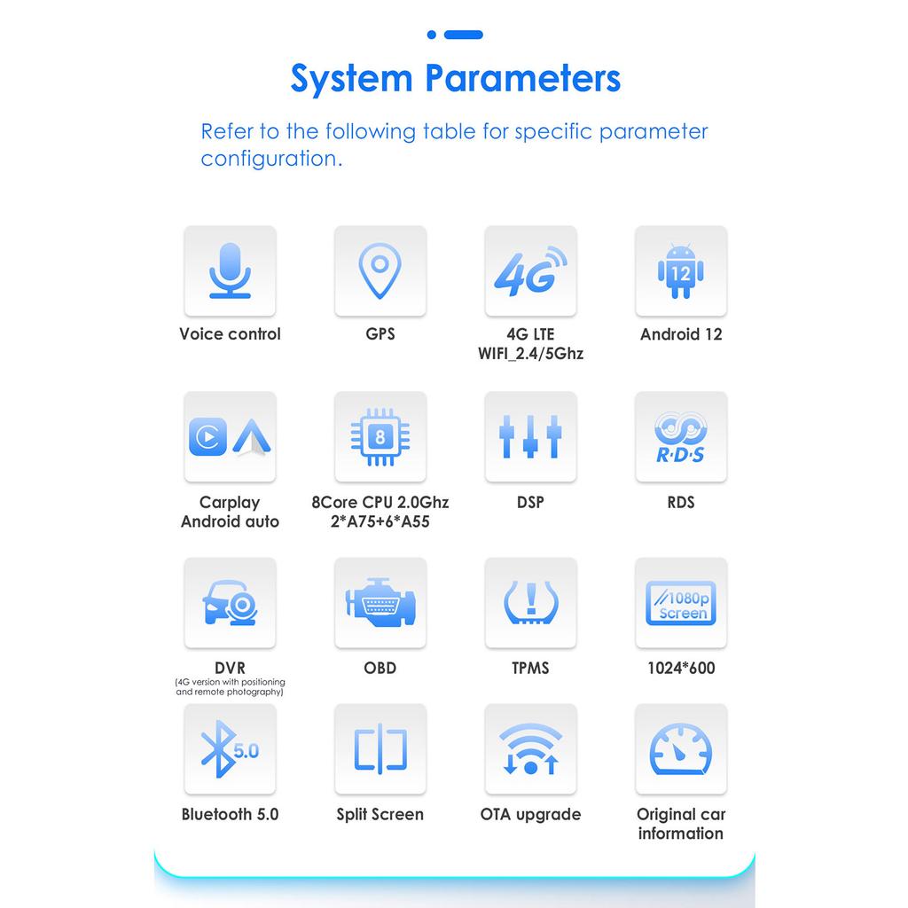 Hizpo 9'' QLED Screen Carplay 4G 2Din Android13 Car Radio for For VW MQB Polo Plus T-Cross Zoals T-Kruis T-Roc Tharu Sagitar Intelligent Autoradio