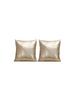 Luxurious Satin Sequin Pillow Cover 17 Inches With Handpainted Floral Design For Home Decor