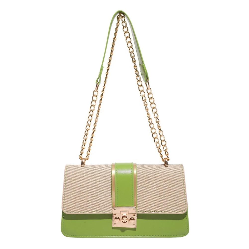 Elegant Textured PU Crossbody Bag Light Luxury Exquisite Underarm Bag Leisure Clutch Bag Outdoor