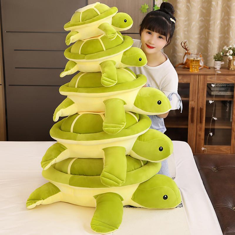 Shaped Adorable Heart Turtle Plush Toy Soft Down Cotton Sleep Kids Gift Doll