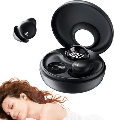 Kinglucky Sleep Earphones, Painless Wireless Bluetooth 6.0 Noise Cancelling Earphones for Sleeping, Ultra-Small In-Ear Headphones with High Sound