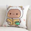 Office Living Room Home Pillowcase Kawaii Cartoon Bear Pattern Pillowcase Car Ornaments