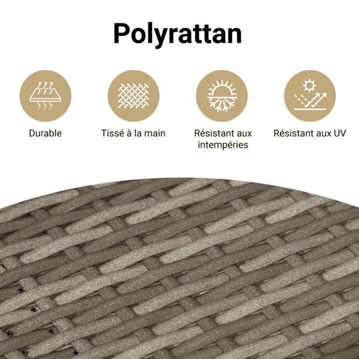 VidaXL Garden Lounge Set with Cushions 9 Pcs, Sofas with Adjustable Feet, Outdoor Furniture Set Patio Terrace, 3251197