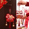 Red Chinese New Year Decoration Embroidered Year of The Horse Hanging Decoration  Living Room