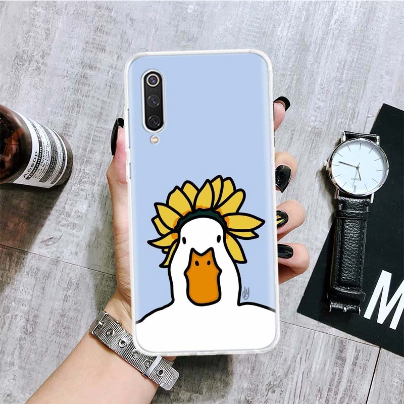 

Чехол для телефона с изображением милого гуся и игры для Xiaomi Poco X3 Nfc F3 M3 F1 Mi Note 10 11 Lite 11T Pro 9 8 CC9 9T 10T 11i A3 A2 A1 Coque Xiaomi Mi 10T (Pro)
