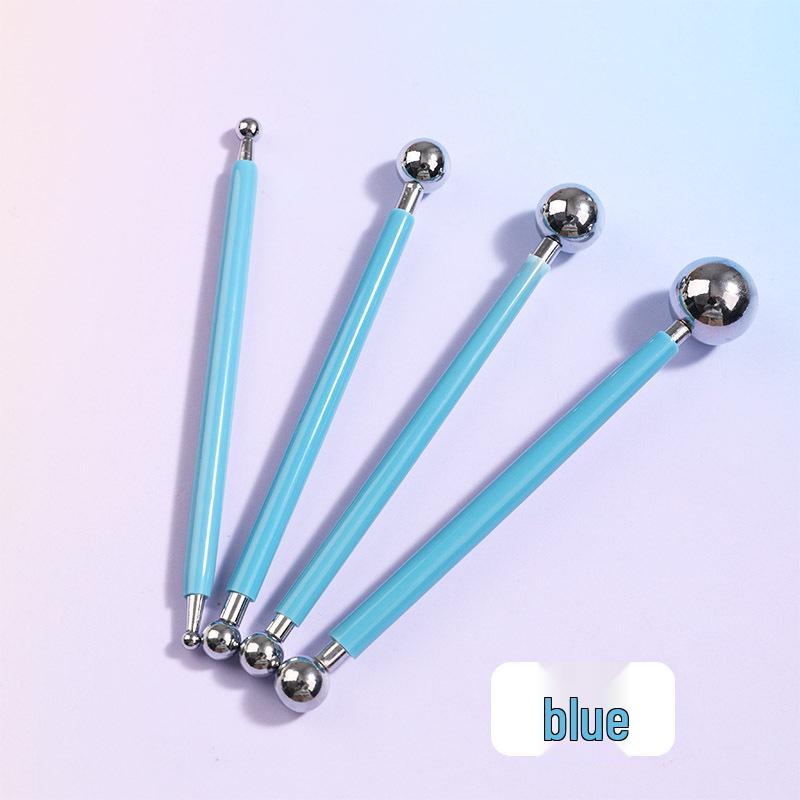 4-Piece Clay Sculpting Tool Set: Dual-Ended Sticks for Fondant and Pottery Shaping