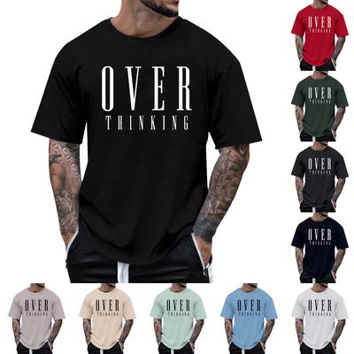 Unisex Loose Drop Sleeve Tops Unisex Casual Fashion Short Sleeve Tops