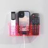 Mobile Phone Wall Holder Universal Cellphone Charge Storage Box Organizer Tv Remote Control Hanging Stand Bracket Charging Dock